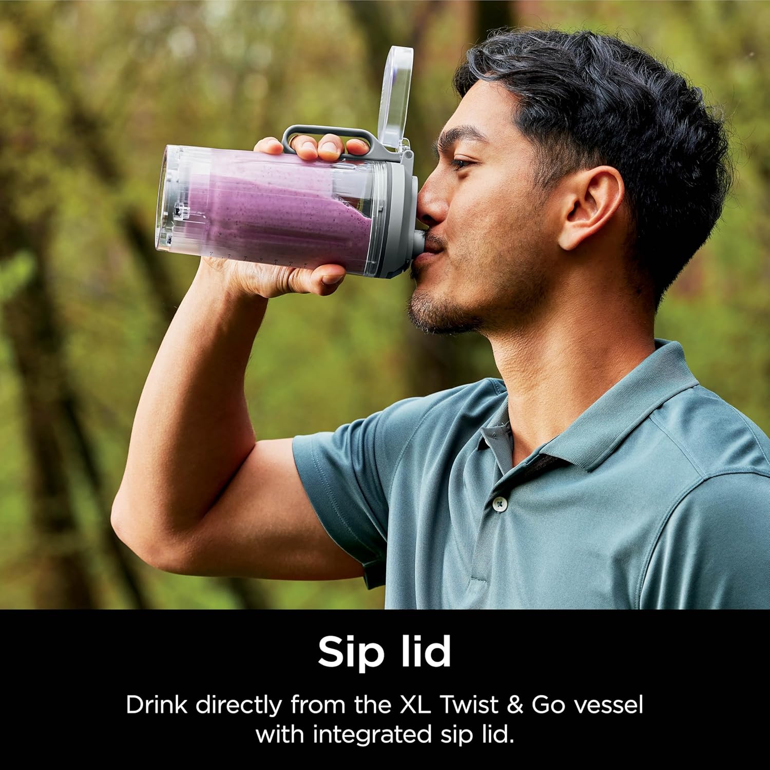 Ninja Blast Max, Portable Blender + Twist & Go, Personal Smoothie, Blend, Ice Crush, 3 Programs, Cordless, 22 oz removable Vessel, Dishwasher Safe, Leakproof, Pink, BC251PK