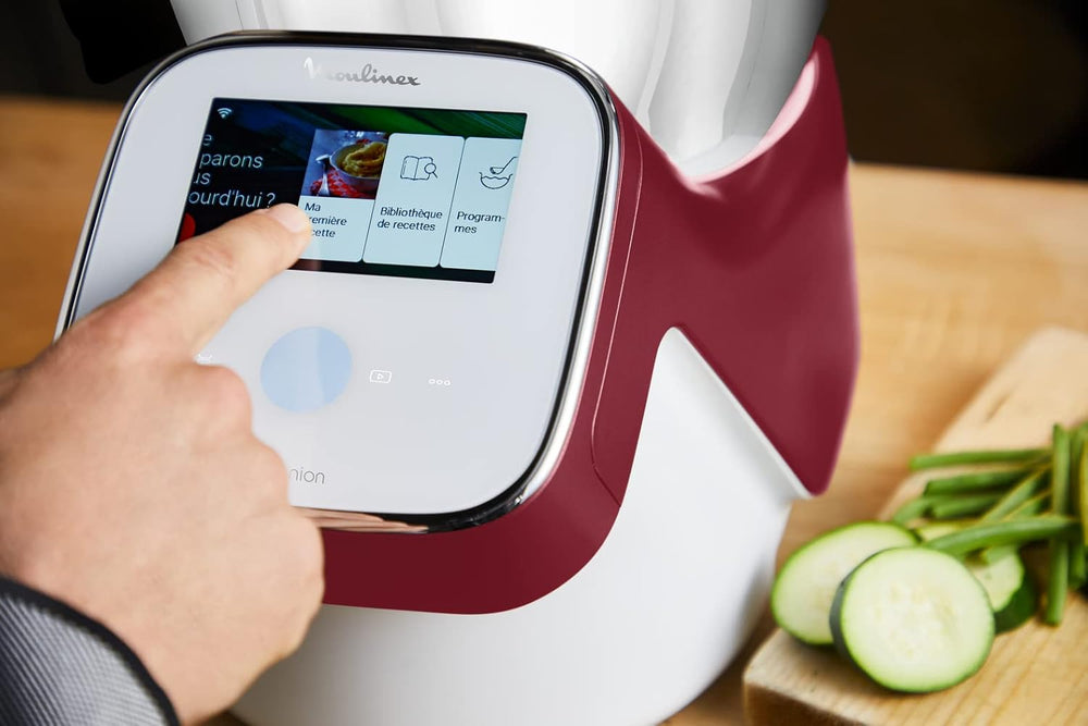 Moulinex i-Companion XL Edition Pâtisserie, 1550 W, Recettes illimitées, Température entre 30° et 150°, Capacité utile 3 L (10 pers), 12 accessoires dont 6 de pâtisserie, Fabriqué en France HF90E700