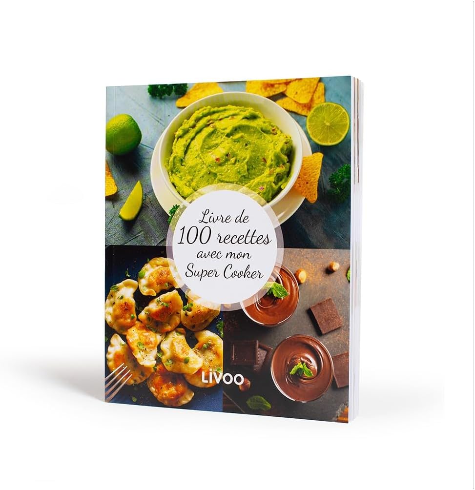 LIVOO Super Cooker, 12 fonctions, Bol 3.5L, Accessoires inclus