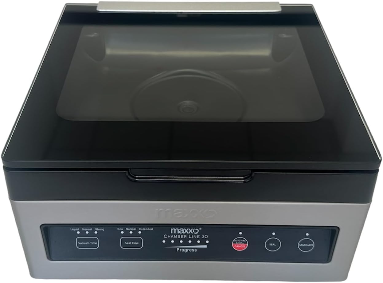 Maxxo VM ChamberLine 40 Professional Food Vacuum Sealer - Vacuum Chamber 72 L/min, Stainless Steel, Double Welding, Vacuum Sealer + 30 Bags Included