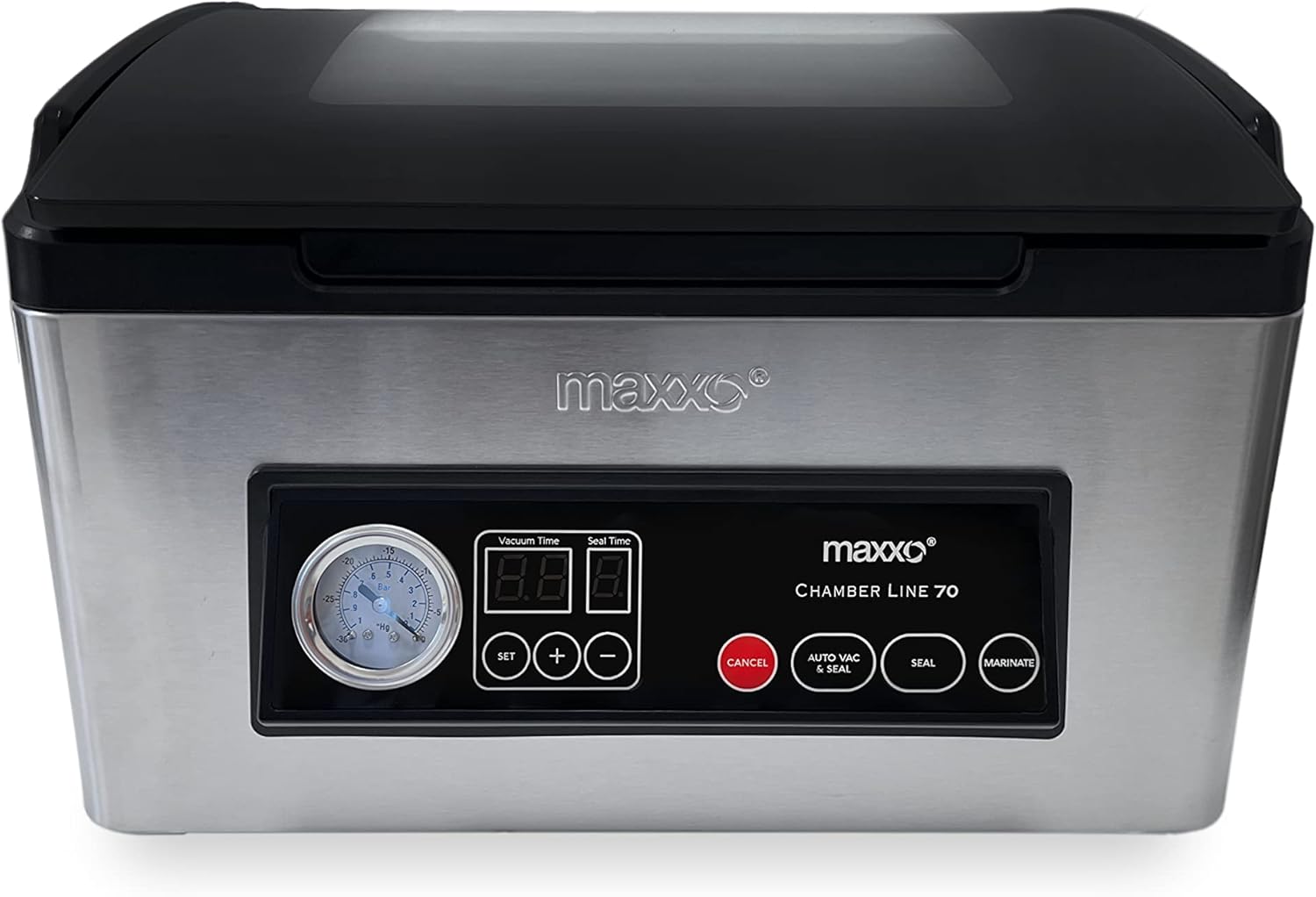 Maxxo VM ChamberLine 40 Professional Food Vacuum Sealer - Vacuum Chamber 72 L/min, Stainless Steel, Double Welding, Vacuum Sealer + 30 Bags Included