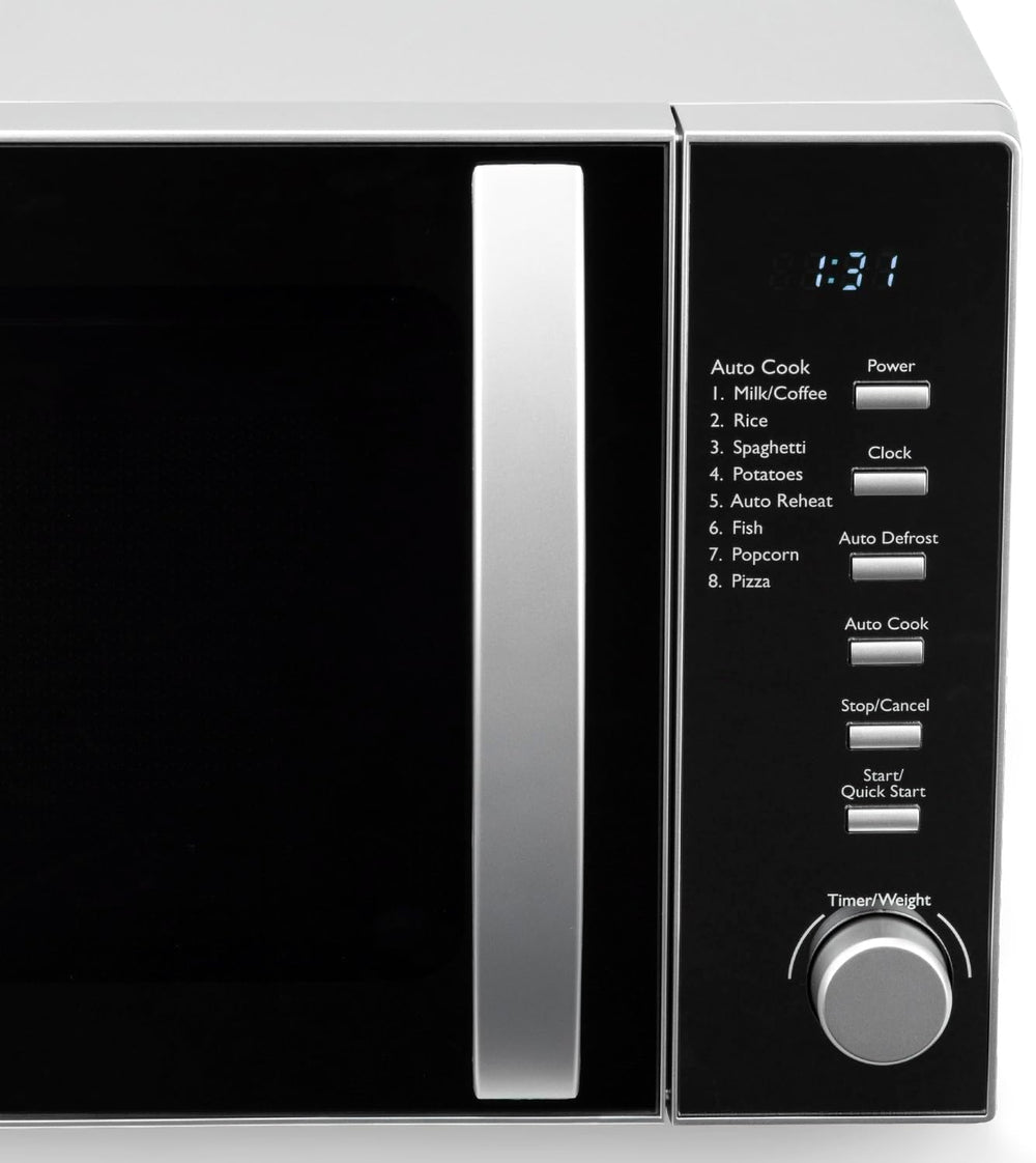 H.Koenig Compact Design Microwave 20L VIO4, Powerful 700W, Turntable 24.5 cm, Multifunction 5 Heating Levels and Defrost Function, Timer up to 30 min, Fast, Worktop