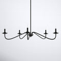 Abigeal 5 - Light Candle Style Classic Chandelier Birch Lane Finish: Matte Black