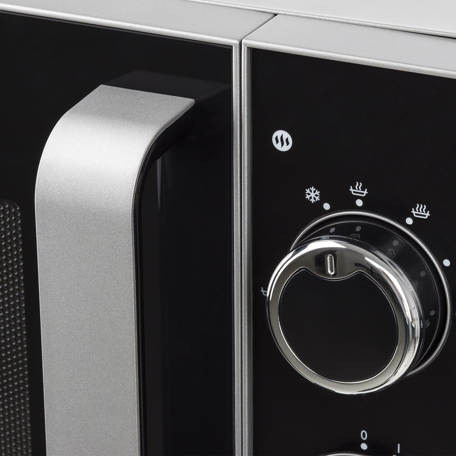 H.Koenig Microwave Oven Grill 2 in 1 VIO9, 25L, 27cm Turntable, 10 Cooking Modes up to 1000W, Defrosting, Combined Cooking, LCD Display [Energy Class A+]