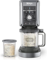 Ninja CREAMi Deluxe Ice Cream & Frozen Treat Maker for Ice Cream, Sorbet, Milkshakes, Frozen Yogurt, & More, 11-in-1, XL Capacity, Silver, Includes (2) Family-Sized 24 oz. Tubs, NC501