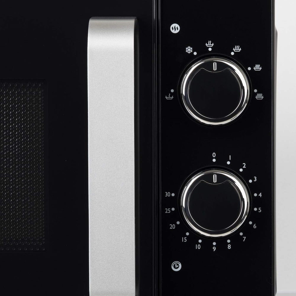 H.Koenig Micro-Ondes Four Grill 2 en 1 VIO9, 25L, Plateau tournant 27cm, 10 modes de cuisson jusqu’à 1000W, Décongélation, Cuisson combinée, écran LCD [Classe énergétique A+]