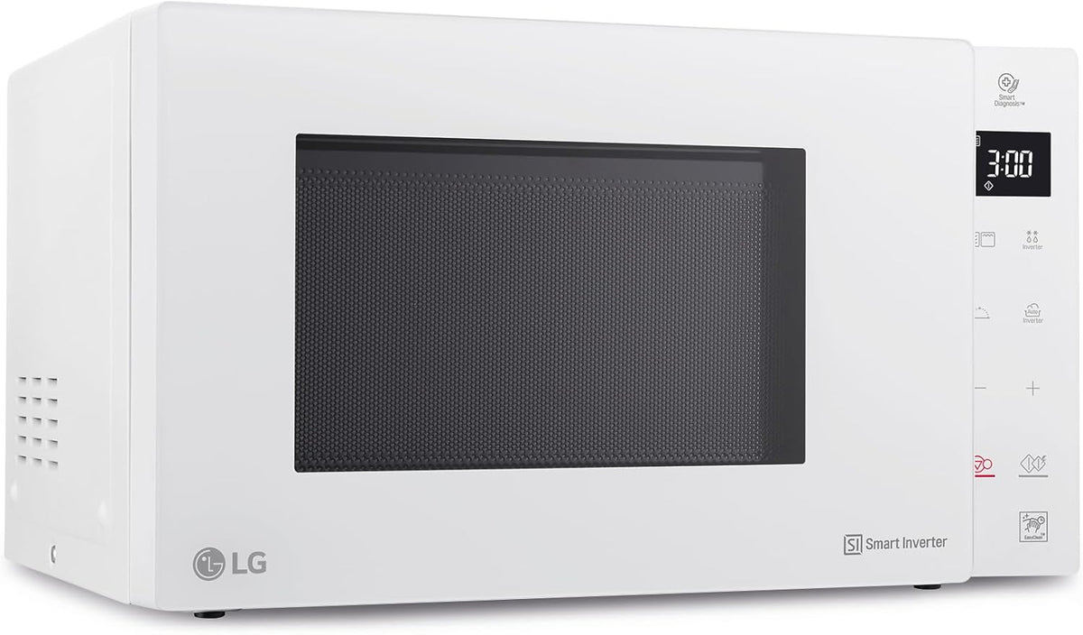 LG - Micro-ondes Grill Smart Inverter blanc