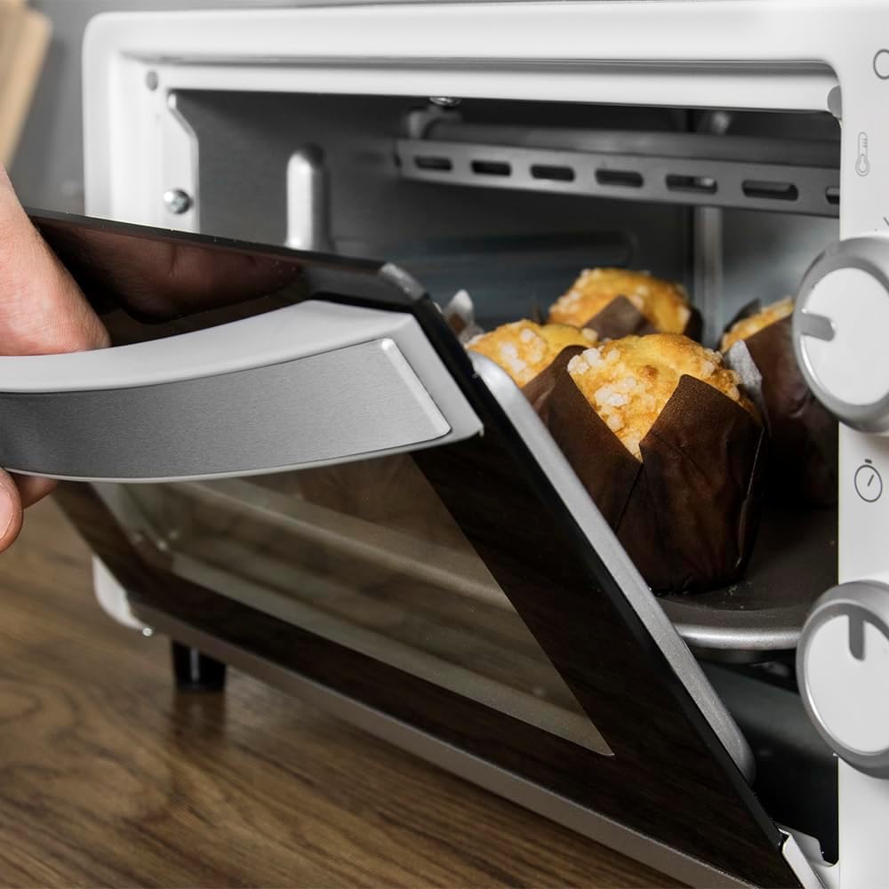 Cecotec Bake&Toast 4600 Black Gyro Countertop Oven, 46 L, 2000 W, 12 Combinable Heating Functions, Includes Rotating Spindle, Crumb Catcher Tray.