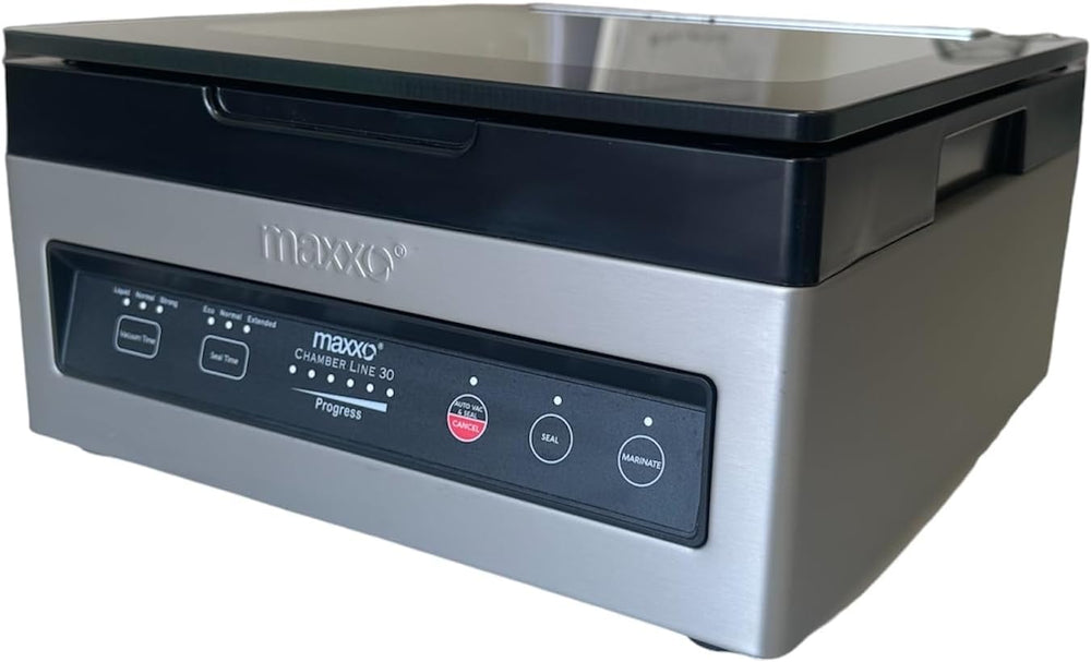 Maxxo VM ChamberLine 40 Professional Food Vacuum Sealer - Vacuum Chamber 72 L/min, Stainless Steel, Double Welding, Vacuum Sealer + 30 Bags Included
